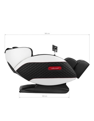 Sedia da massaggio Sakura Standard 801 nero/rosso