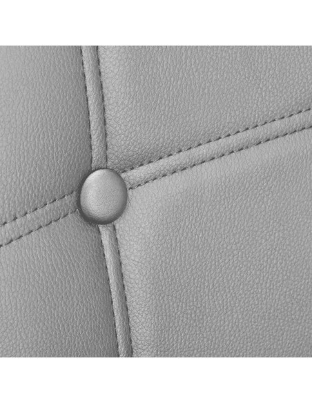 4Rico Sedia scandinava QS-185 ecopelle grigio