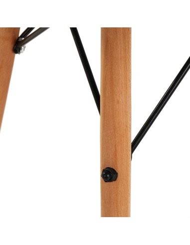 4Rico Sedia scandinava QS-185 ecopelle grigio