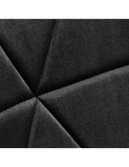 4Rico Sedia scandinava QS-186 velluto nero