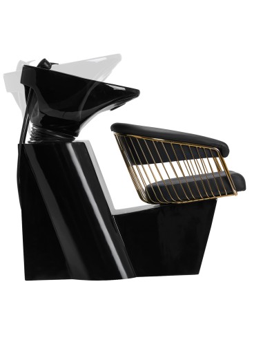 Gabbiano lavabo per parrucchieri Lille - oro nero