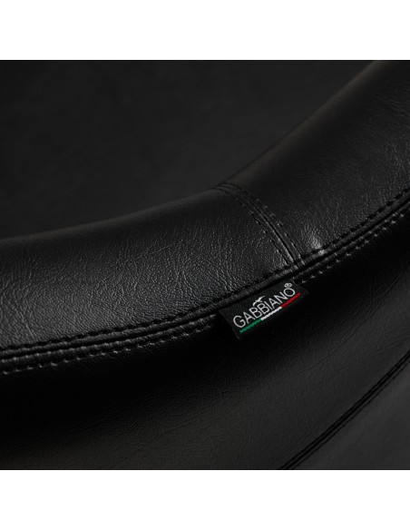 Sedia da parrucchiere Gabbiano Burgos oro nero