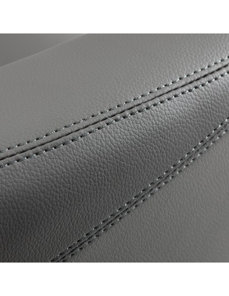 Poltrona per parrucchieri Gabbiano Burgos grigio oro