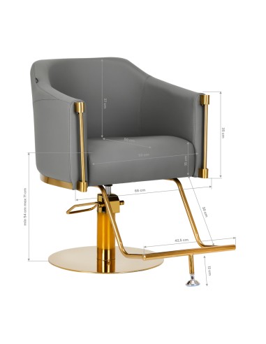 Poltrona per parrucchieri Gabbiano Burgos...