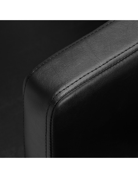 Poltrona per parrucchieri Gabbiano Modena square nero