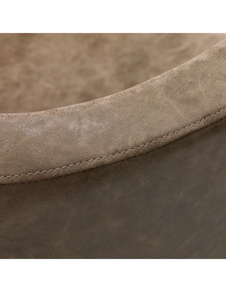 Poltrona da parrucchiere Gabbiano Modena square old brown