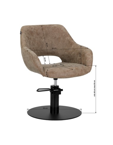 Poltrona da parrucchiere Gabbiano Morena...