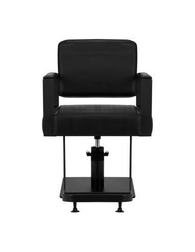 Poltrona per parrucchieri Gabbiano Modena nero