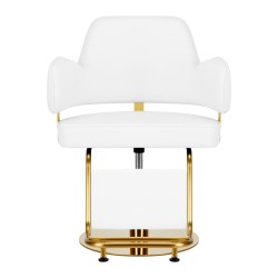 Poltrona da parrucchiere Gabbiano Linz NQ oro bianco 2