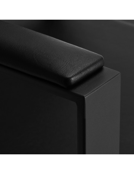 Poltrona per parrucchieri Gabbiano Modena nero