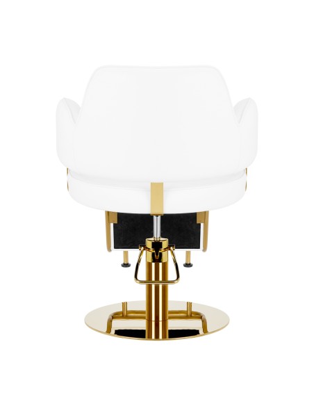 Poltrona da parrucchiere Gabbiano Linz NQ oro bianco
