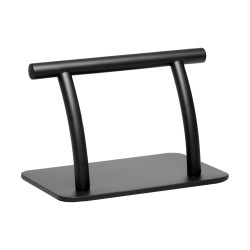 Gabbiano poggiapiedi da barbiere L005S nero