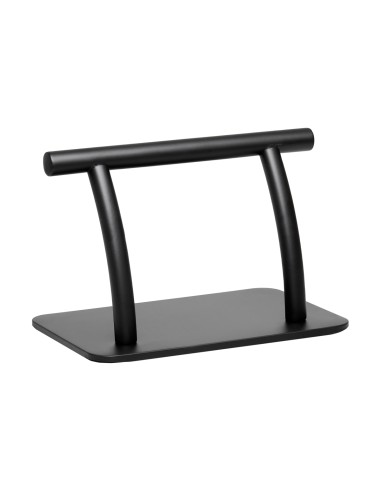 Gabbiano poggiapiedi da barbiere L005S nero