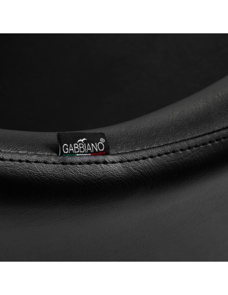 Poltrona per parrucchieri Gabbiano Marbella oro nero