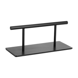 Gabbiano poggiapiedi da barbiere L008B nero