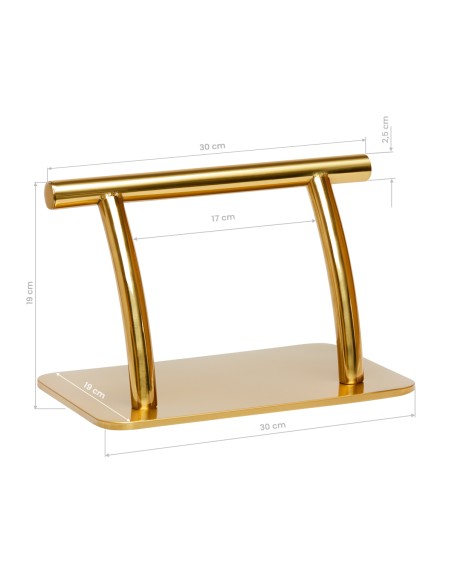 Gabbiano poggiapiedi da barbiere L005S oro