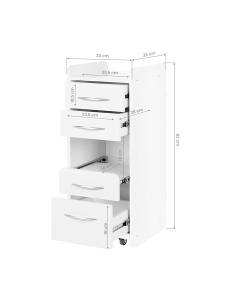 Cabinet mini 969 bianco