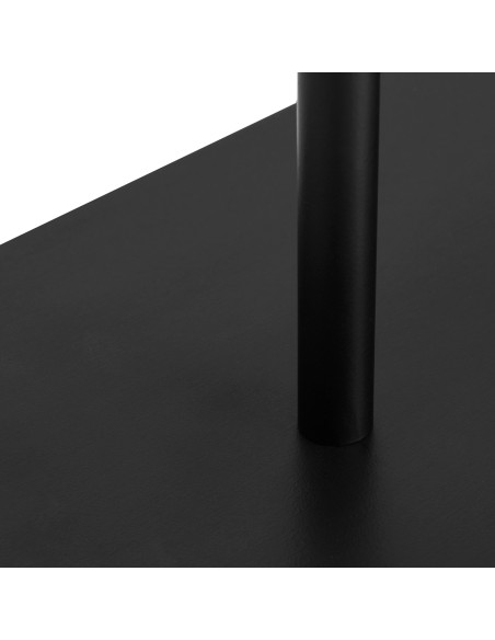 Gabbiano poggiapiedi da barbiere L008B nero