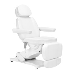 Sedia estetica elettrica SILLON CLASSIC 3 motori bianco