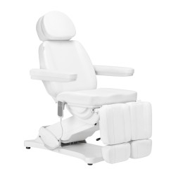 Sedia cosmetica elettrica SILLON CLASSIC 2 motori pedi white