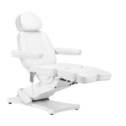 Sedia cosmetica elettrica SILLON CLASSIC 2 motori pedi white 2