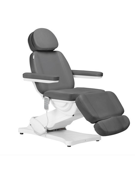 Sedia estetica elettrica SILLON CLASSIC 4 motori con culla grigio