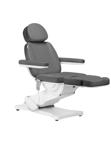 Sedia estetica elettrica SILLON CLASSIC 4 motori con culla grigio