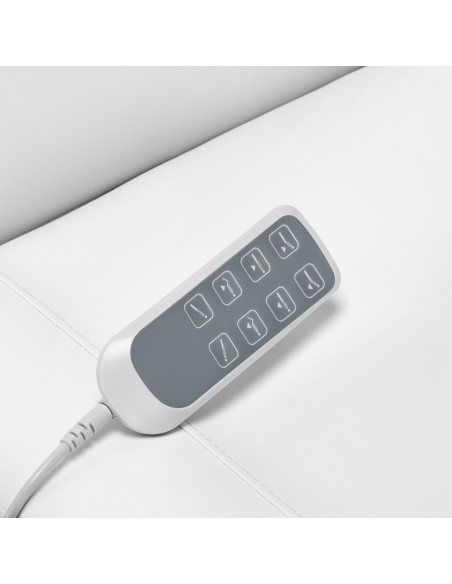 Poltrona estetica elettrica SILLON CLASSIC 4 motori con culla bianca