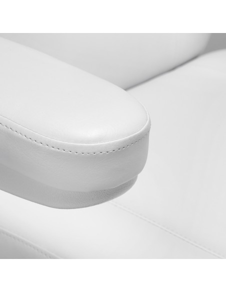 Poltrona estetica elettrica SILLON CLASSIC 4 motori con culla bianca