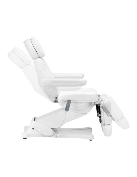 Sedia cosmetica elettrica SILLON CLASSIC 3 motori con culla per pedicure bianco
