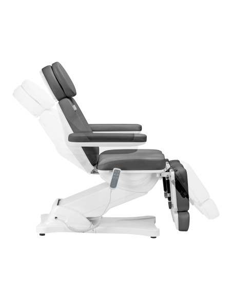 Sedia estetica elettrica SILLON CLASSIC 3 motori con culla per pedicure grigio