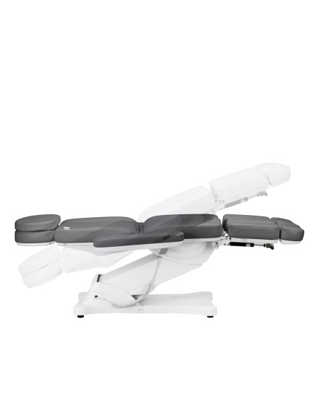 Sedia estetica elettrica SILLON CLASSIC 3 motori con culla per pedicure grigio