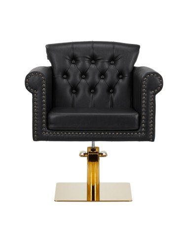 Poltrona da parrucchiere Gabbiano Berlino oro...