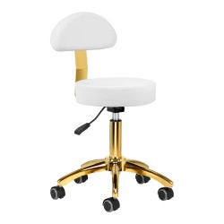 Sgabello cosmetico AM-304G oro bianco
