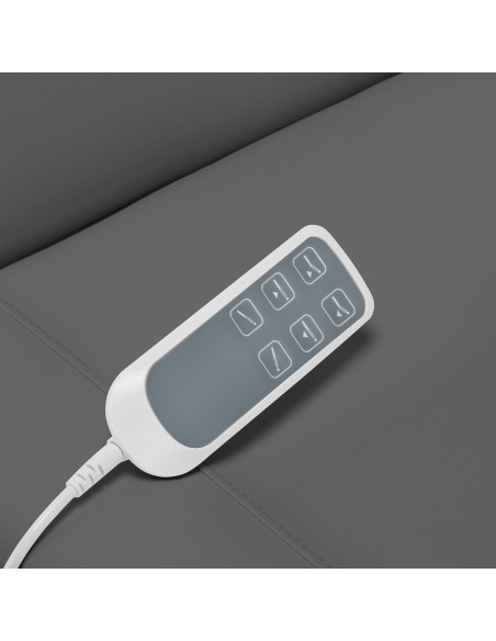 Sedia estetica elettrica SILLON CLASSIC 3 motori con culla per pedicure grigio