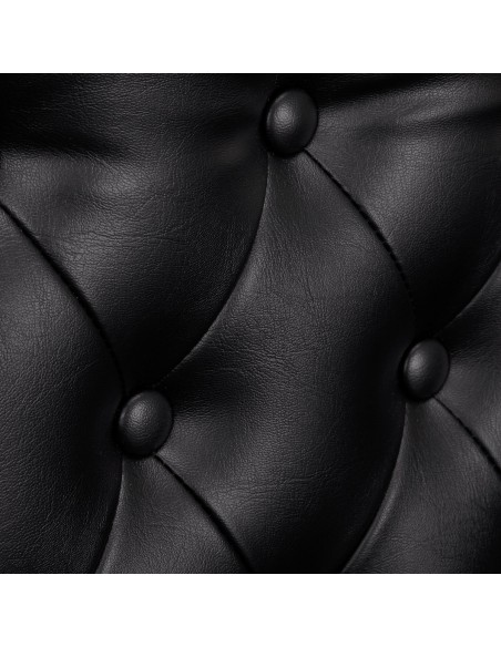 Poltrona da parrucchiere Gabbiano Berlino oro nero 