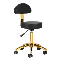 Sgabello cosmetico AM-304G oro nero