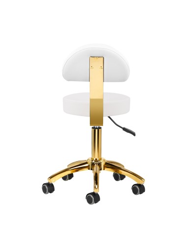 Sgabello cosmetico AM-304G oro bianco