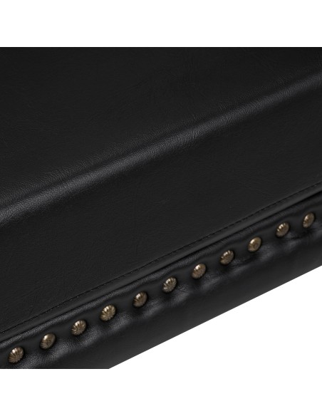 Poltrona da parrucchiere Gabbiano Berlino oro nero 