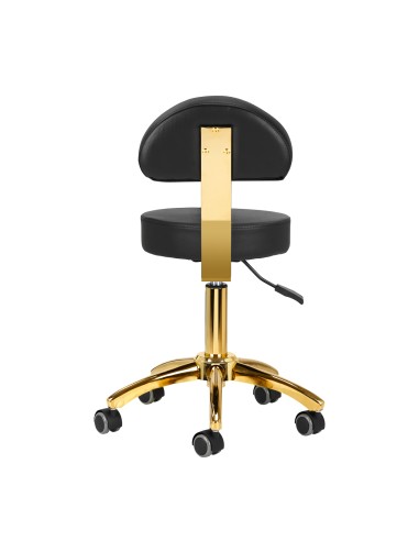 Sgabello cosmetico AM-304G oro nero