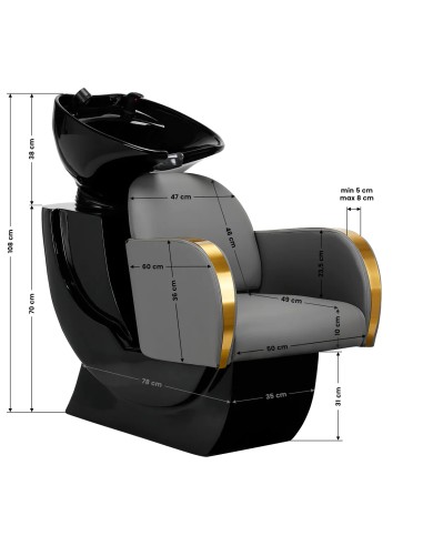 Gabbiano lavatesta per parrucchieri Malaga...