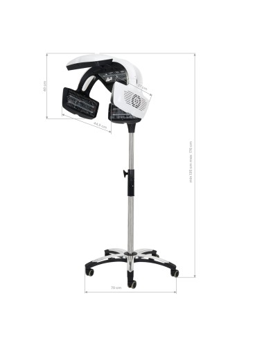 Gabbiano infrazone verticale Y-707 bianco