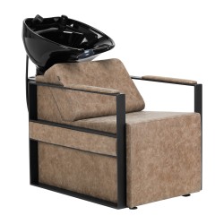 Gabbiano lavatesta per parrucchieri Modena marrone antico