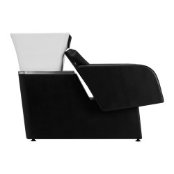 Gabbiano lavabo per parrucchiere Torino nero 2