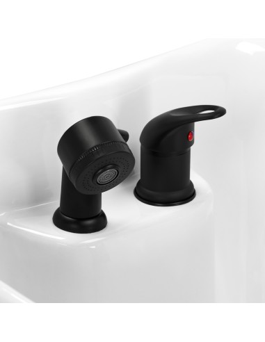 Gabbiano lavabo per parrucchiere Torino nero