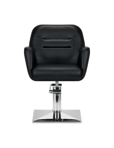 Poltrona da parrucchiere Gabbiano Monaco nero