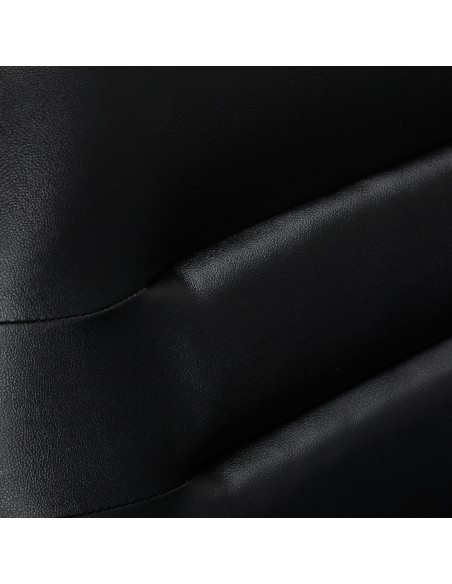 Poltrona da parrucchiere Gabbiano Monaco nero