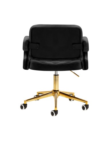 4Rico sedia girevole QS-OF213G velluto nero
