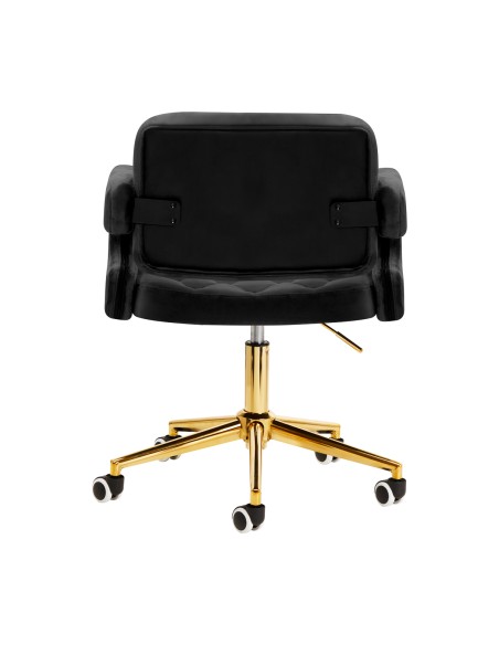 4Rico sedia girevole QS-OF213G velluto nero