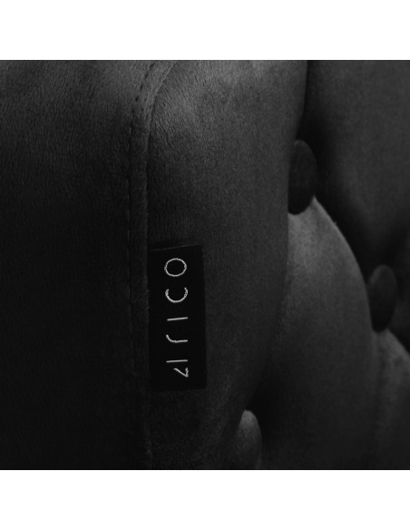 4Rico sedia girevole QS-OF213G velluto nero